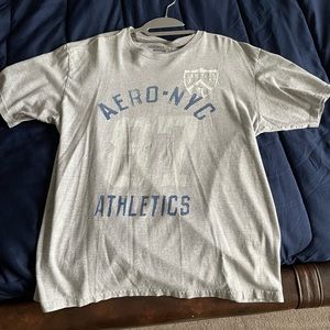 Gray Aeropostale Aero-NYC 87 Athletics Shirt